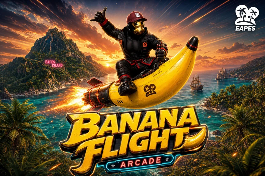 BANANA FLIGHT arcade cover